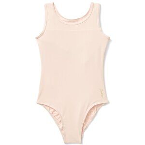 Justice Cap Keyhole Back Dance And Gymnastics Pink Leotard GIRLS SIZE 12-14 NEW
